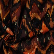 VISCOSE LUREX DIGITAL GRAPHIC DARK BROWN (thumbnail) #3