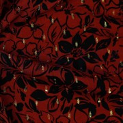 VISCOSE LUREX FLOWERS TERRA COTTA (thumbnail) #3