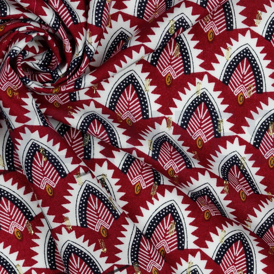 VISCOSE LUREX BOHEMIAN BERRY #3