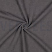 DOUBLE GAUZE DARK GREY (thumbnail) #3