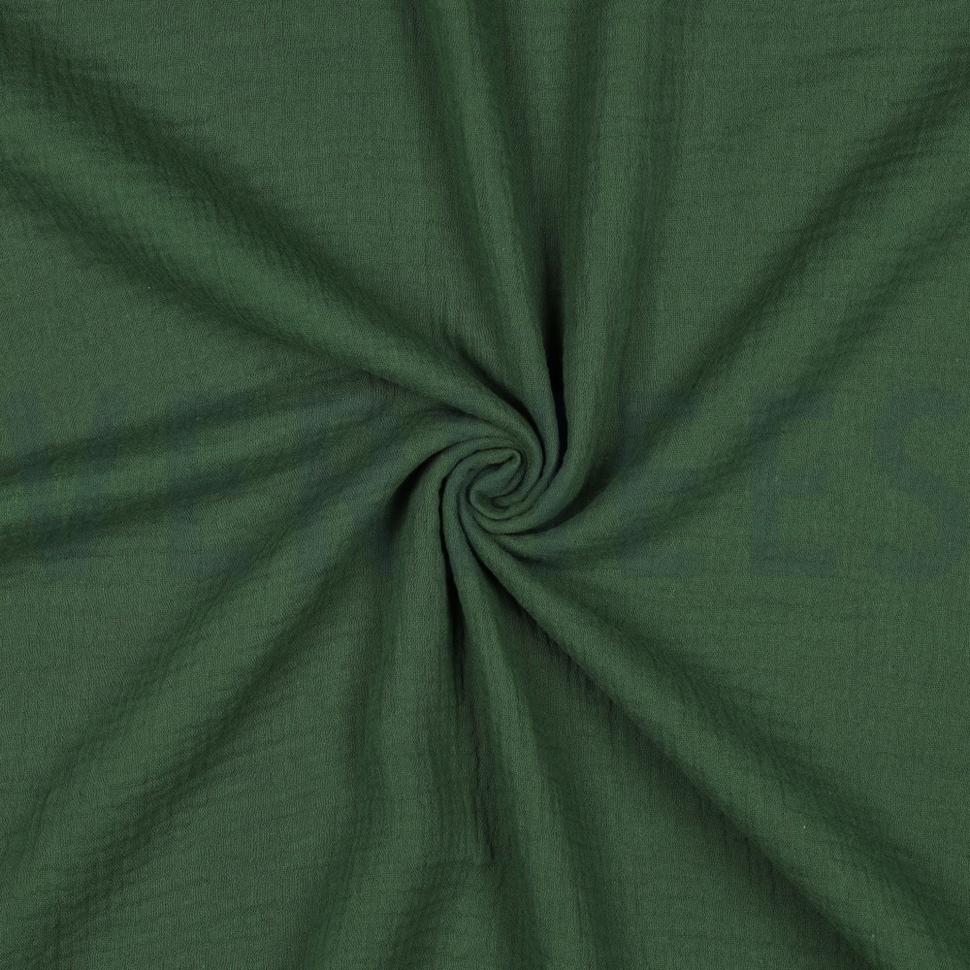 DOUBLE GAUZE DARK GREEN (high resolution) #3