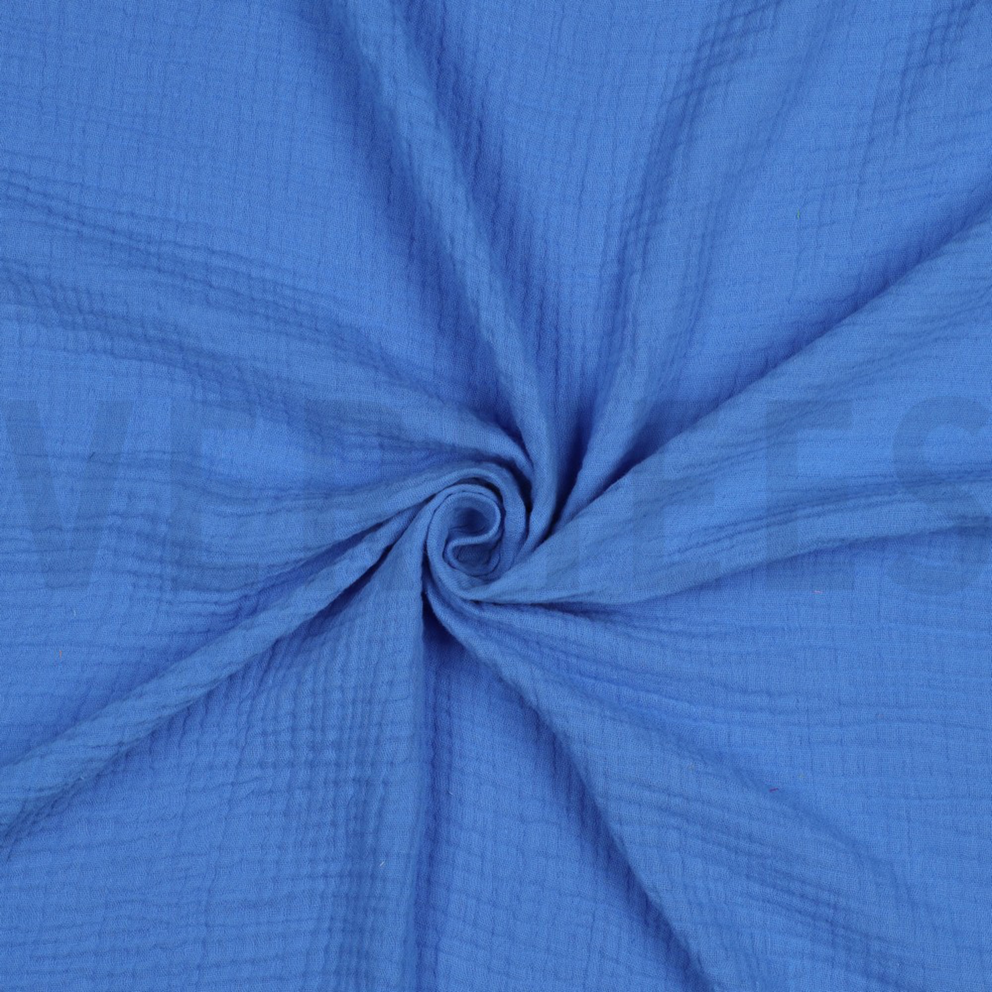 DOUBLE GAUZE ROYAL BLUE (high resolution) #3