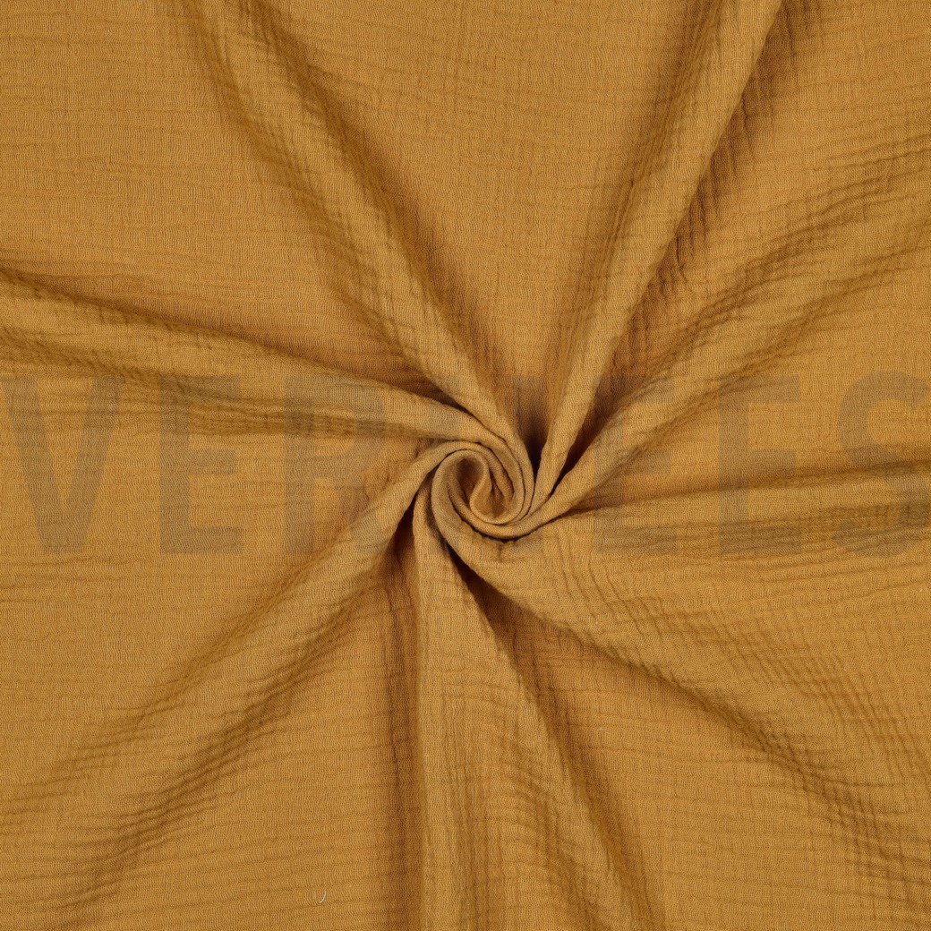 DOUBLE GAUZE DARK OCHRE #3