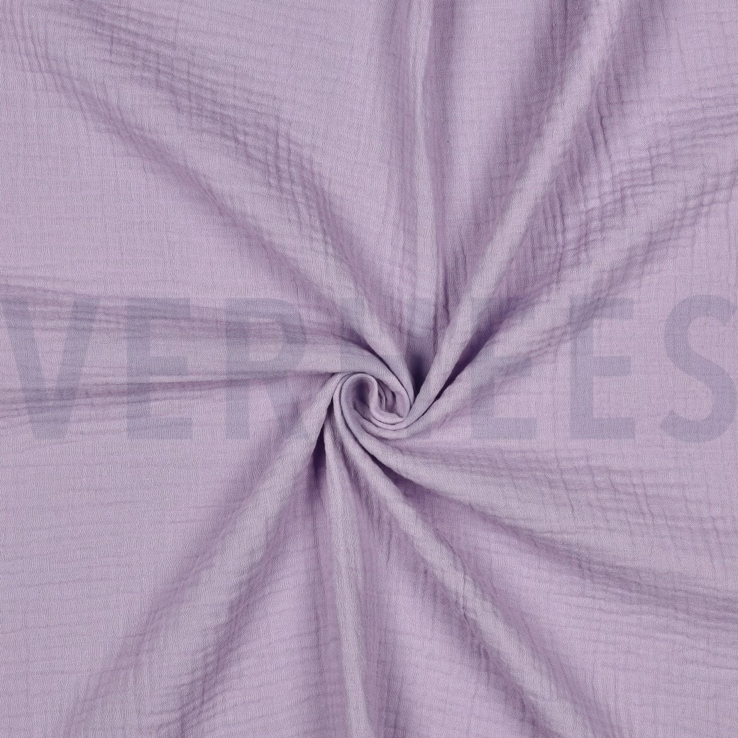 DOUBLE GAUZE DARK LILAC #3