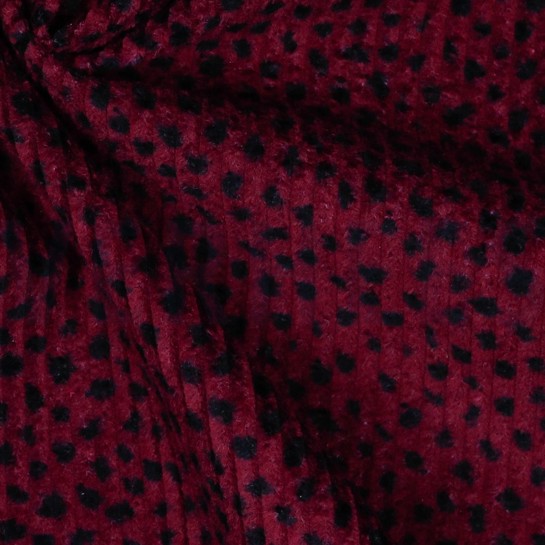 WASHED CORDUROY DOTS BERRY #7