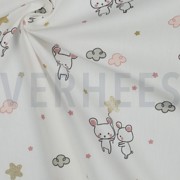 POPLIN GLITTER SWEET MOUSE ECRU (thumbnail) #3