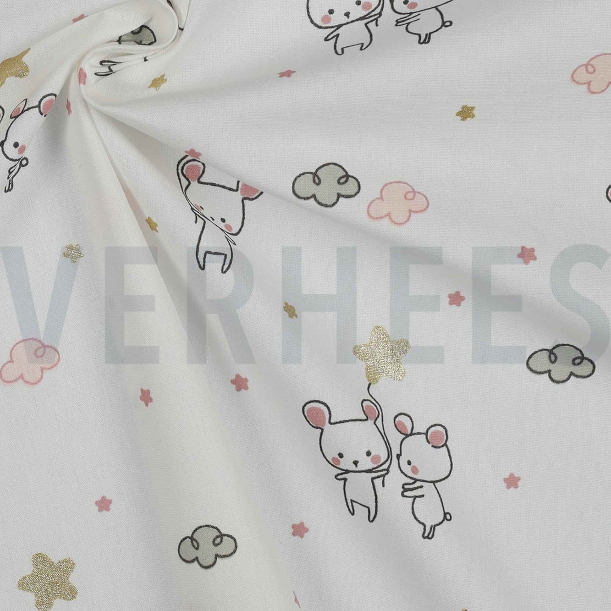 POPLIN GLITTER SWEET MOUSE ECRU (high resolution) #3