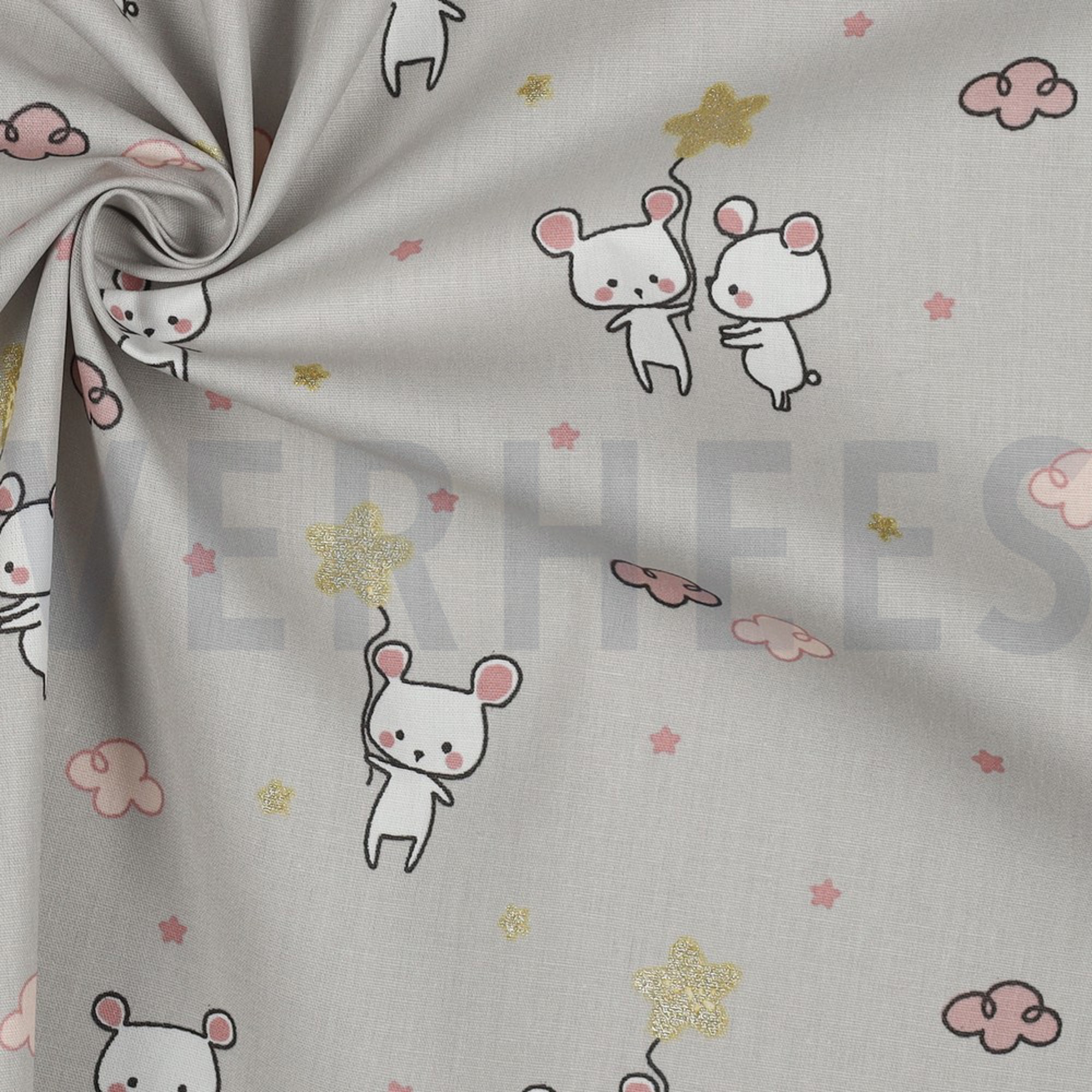 POPLIN GLITTER SWEET MOUSE LIGHT GREY (high resolution) #3