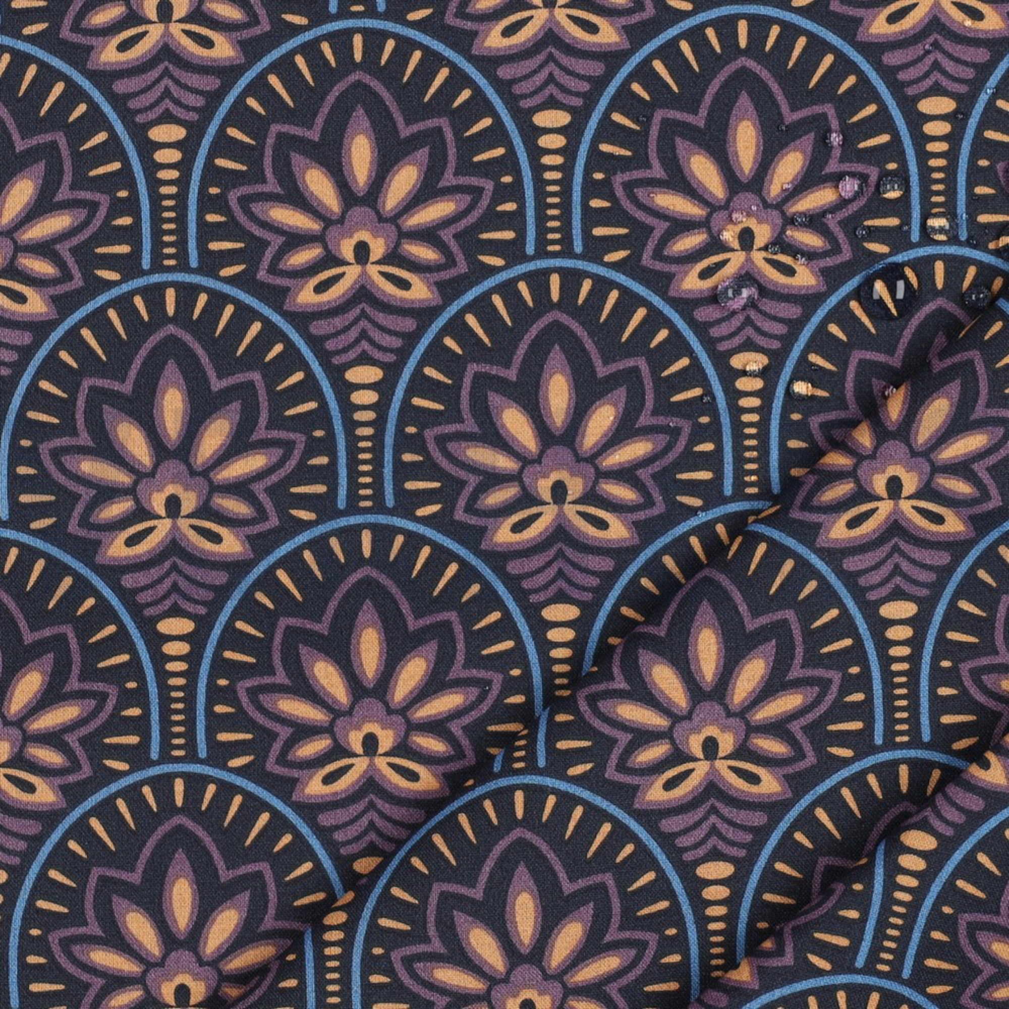 COATED COTTON ABSTRACT NAVY (high resolution) #3