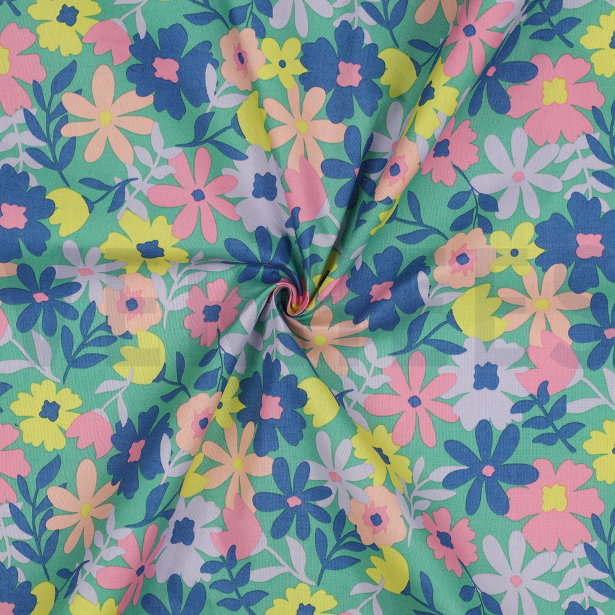COATED COTTON FLOWERS GREEN (high resolution) #3