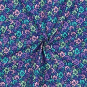 COATED COTTON FLOWERS COBALT (thumbnail) #3