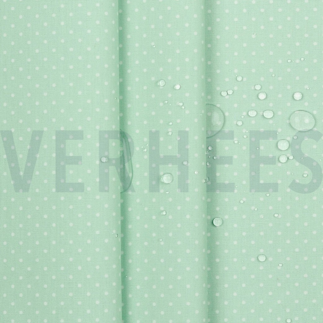COATED COTTON PETIT DOTS MINT #3