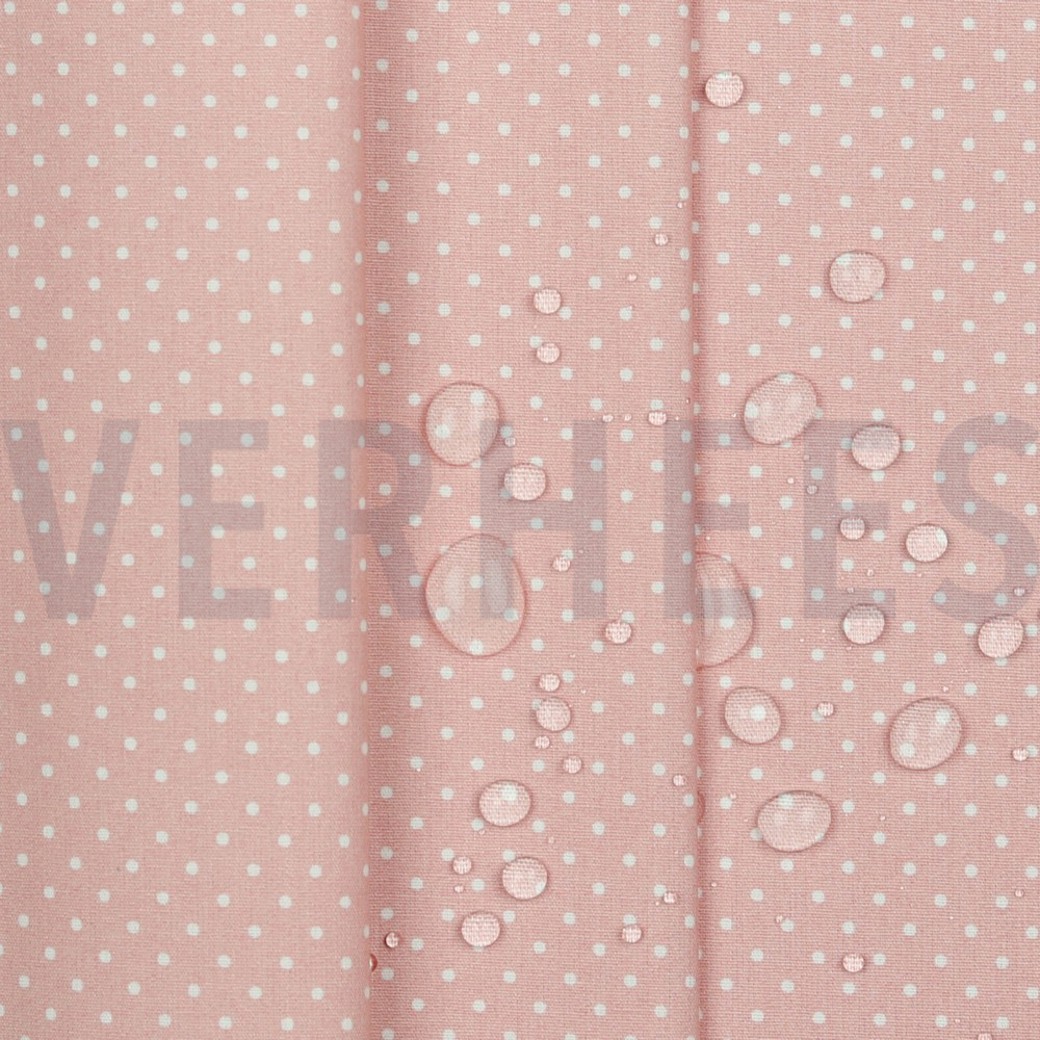 COATED COTTON PETIT DOTS OLD ROSE #3