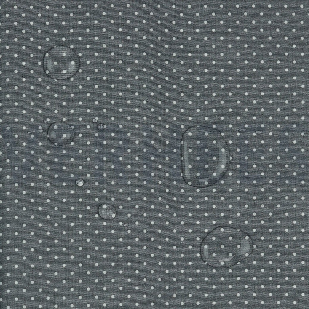 COATED COTTON PETIT DOTS GREY #3
