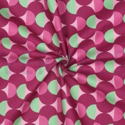 COATED COTTON GRAPHIC BORDEAUX (thumbnail) #3