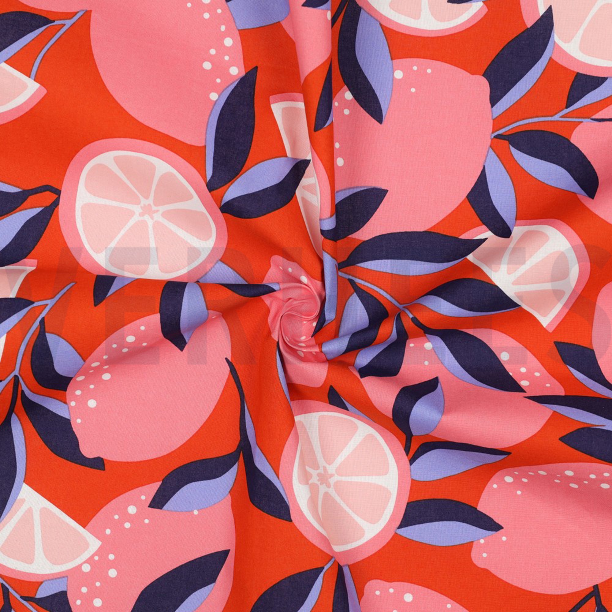 COATED COTTON LEMONS ORANGE (high resolution) #3