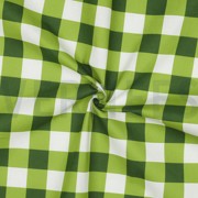 COATED COTTON CHECKS DARK GREEN (thumbnail) #3