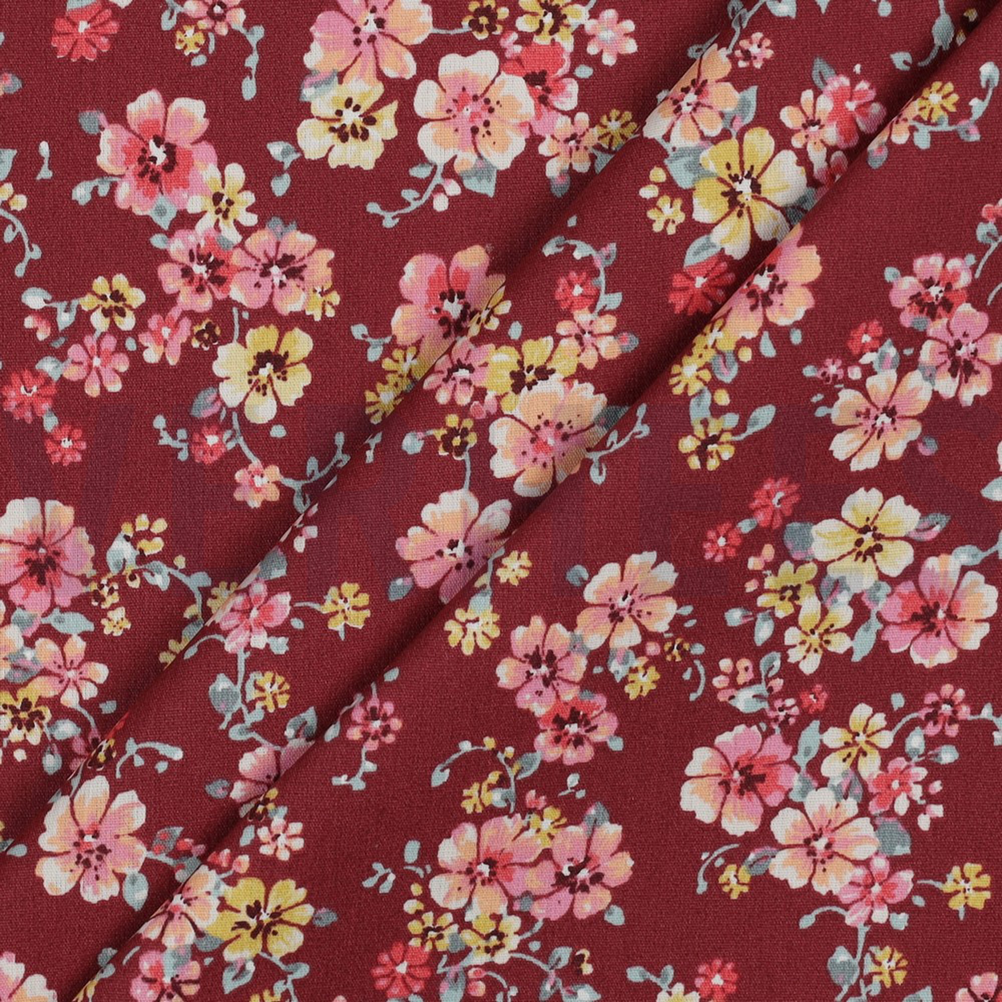 COATED COTTON FLOWERS BORDEAUX (high resolution) #3