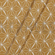 COATED COTTON ABSTRACT OCHRE (thumbnail) #3