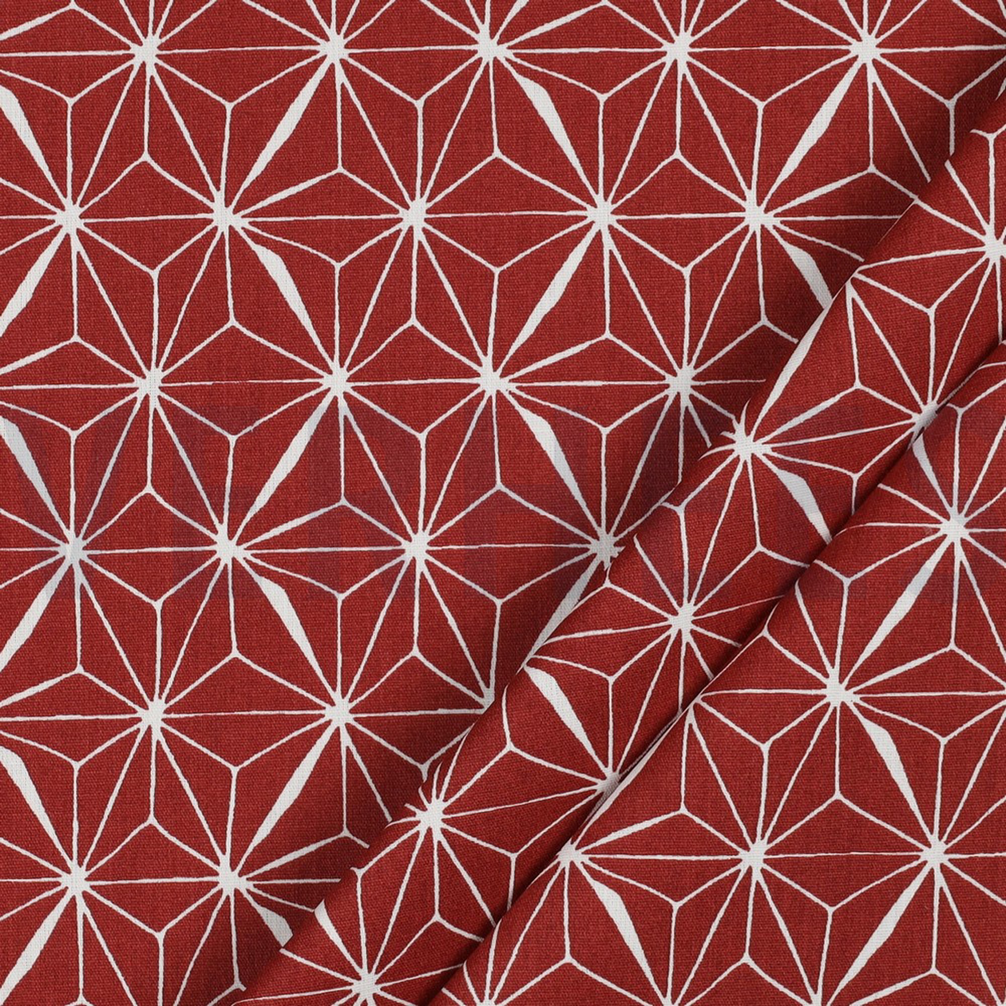 COATED COTTON ABSTRACT BRICK RED (high resolution) #3