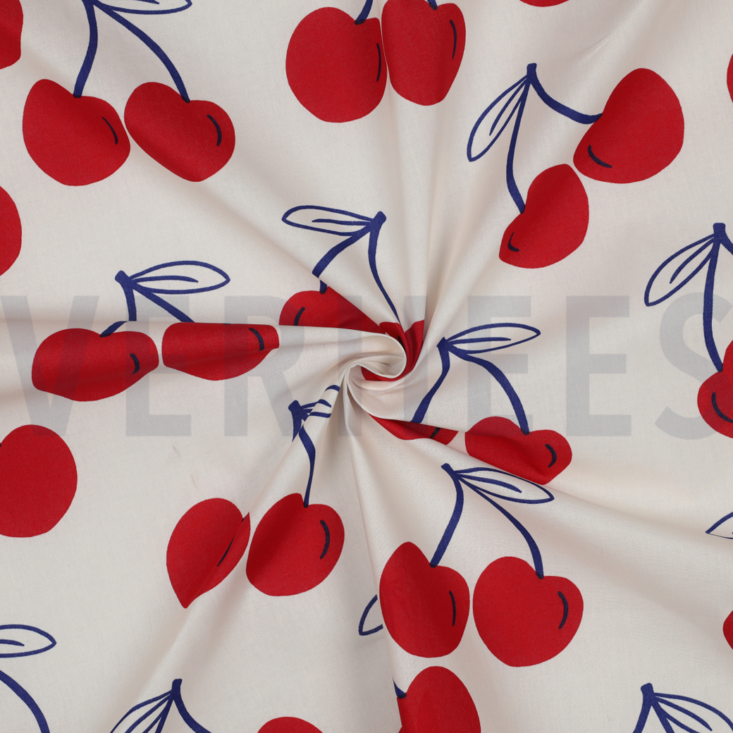 COATED COTTON CHERRIES OFF-WHITE #3