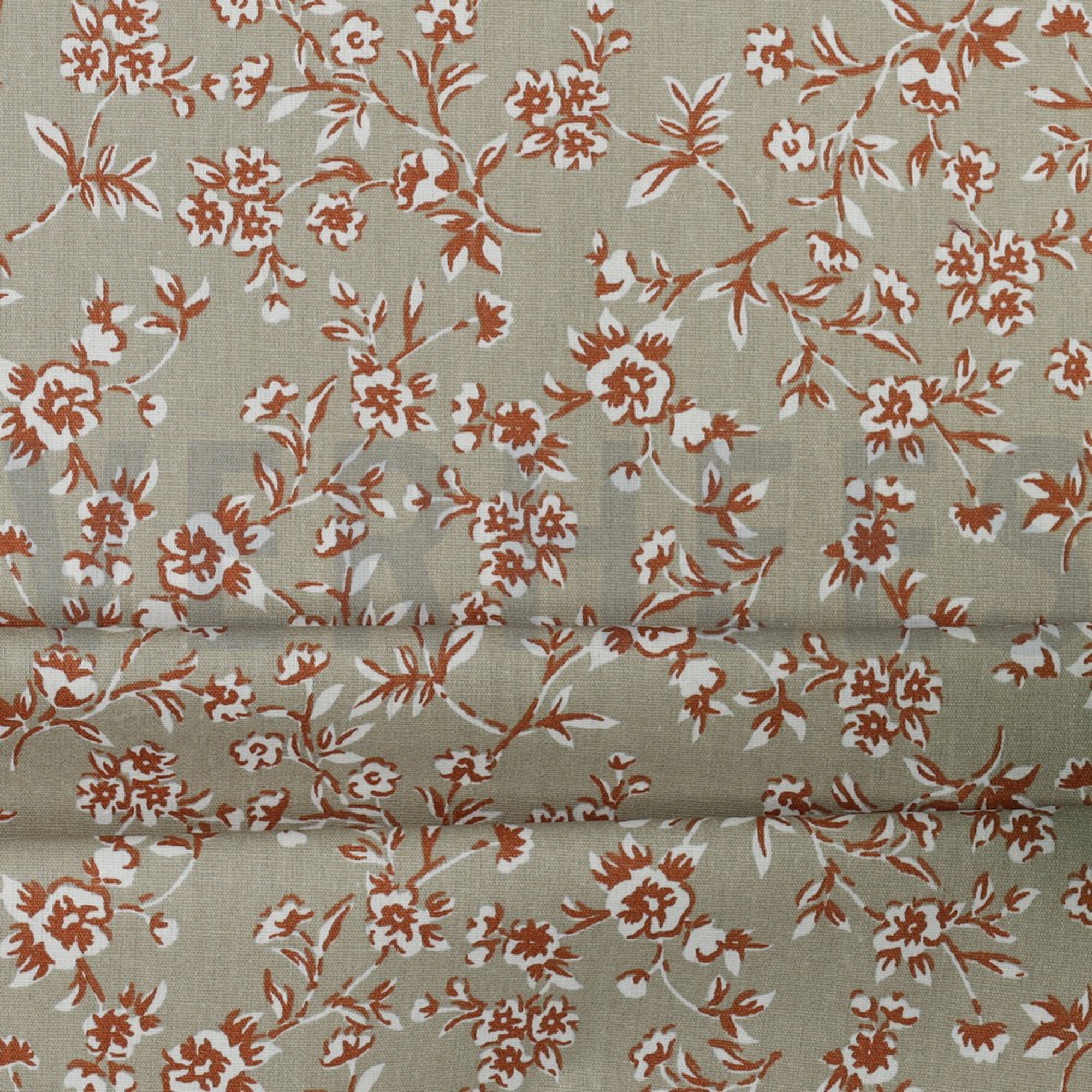 COATED COTTON SMALL FLOWERS BEIGE (high resolution) #3