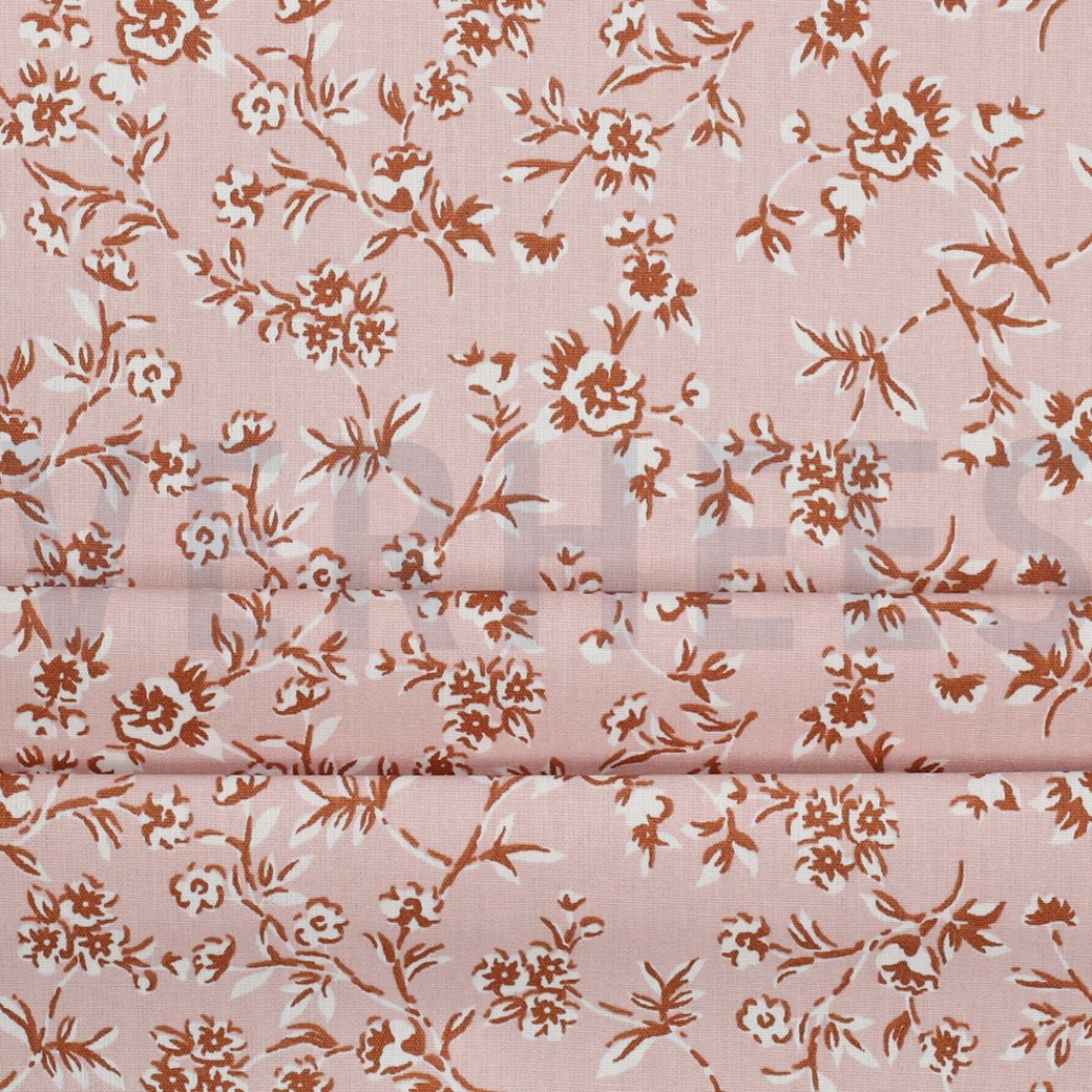 COATED COTTON SMALL FLOWERS POWDER #3