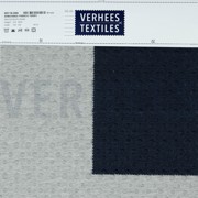 EMBOSSED FRENCH TERRY INDIGO MELANGE (thumbnail) #4