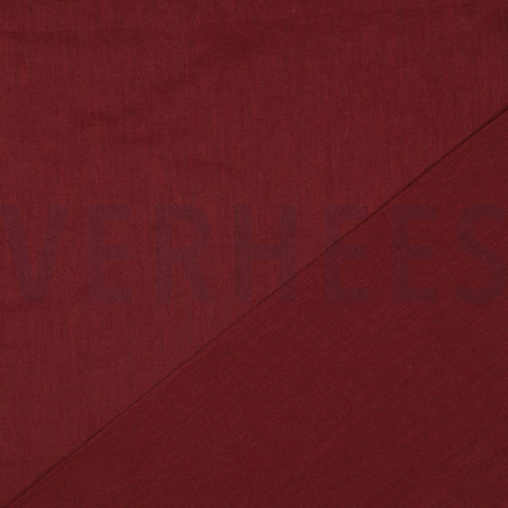 LINEN WASHED 170 gm2 BORDEAUX #4