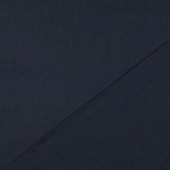 LINEN WASHED 170 gm2 NAVY #7