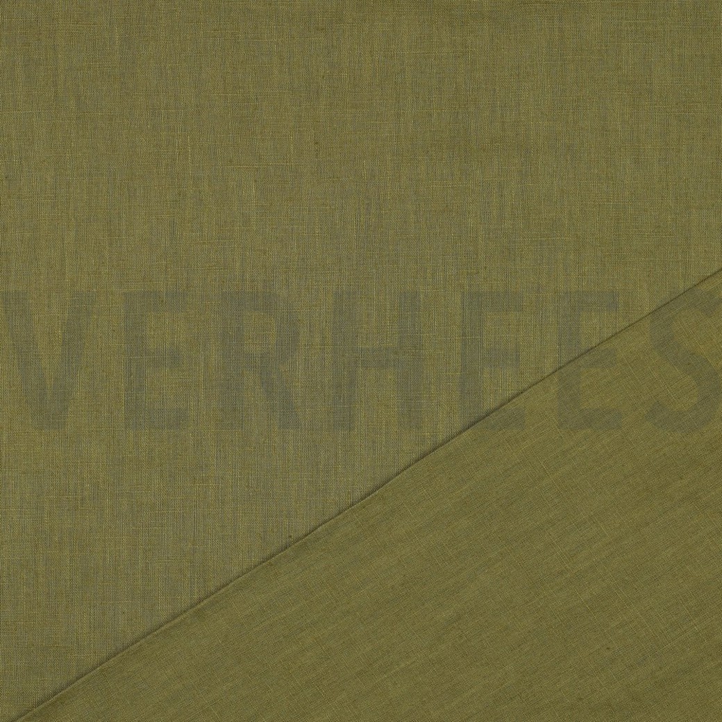 LINEN WASHED 170 gm2 MOSS GREEN #4
