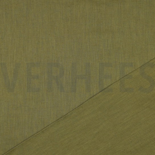 LEINEN GEWASCHEN 170 GM2 MOOSGRÜN #7