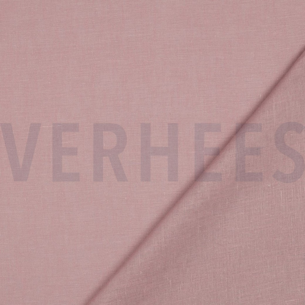EUROPEAN FLAX LINEN 125 GM2 VINTAGE ROSE #4