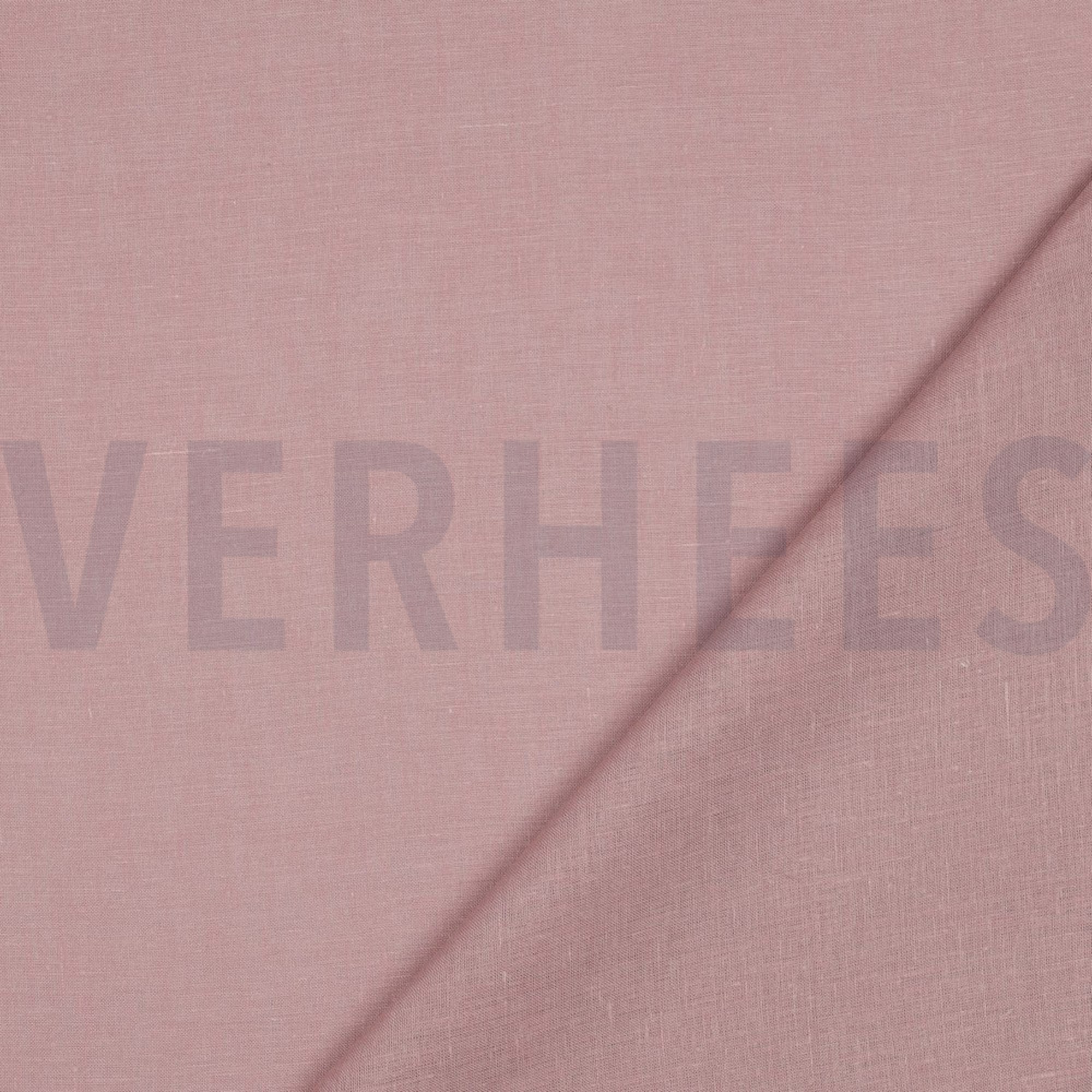 EUROPEAN FLAX LINEN 125 GM2 VINTAGE ROSE (high resolution) #4