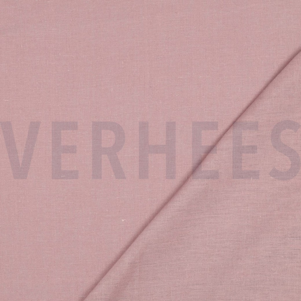 EUROPEAN FLAX LINEN 170 GM2 VINTAGE ROSE #4