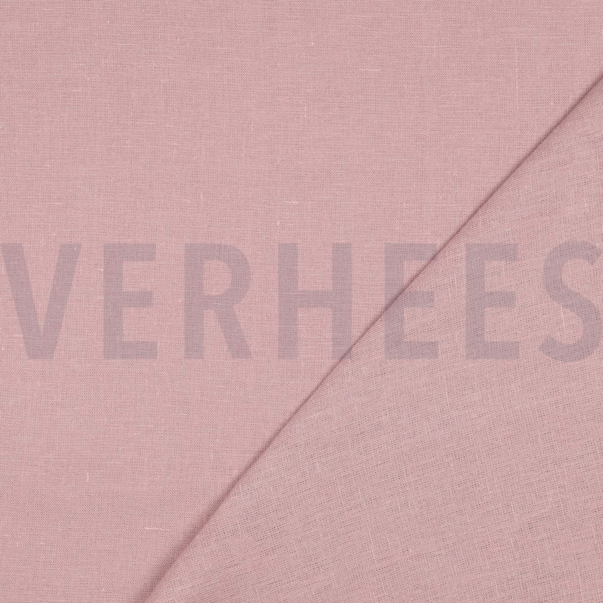 EUROPEAN FLAX LINEN 220 GM2 VINTAGE ROSE (high resolution) #4