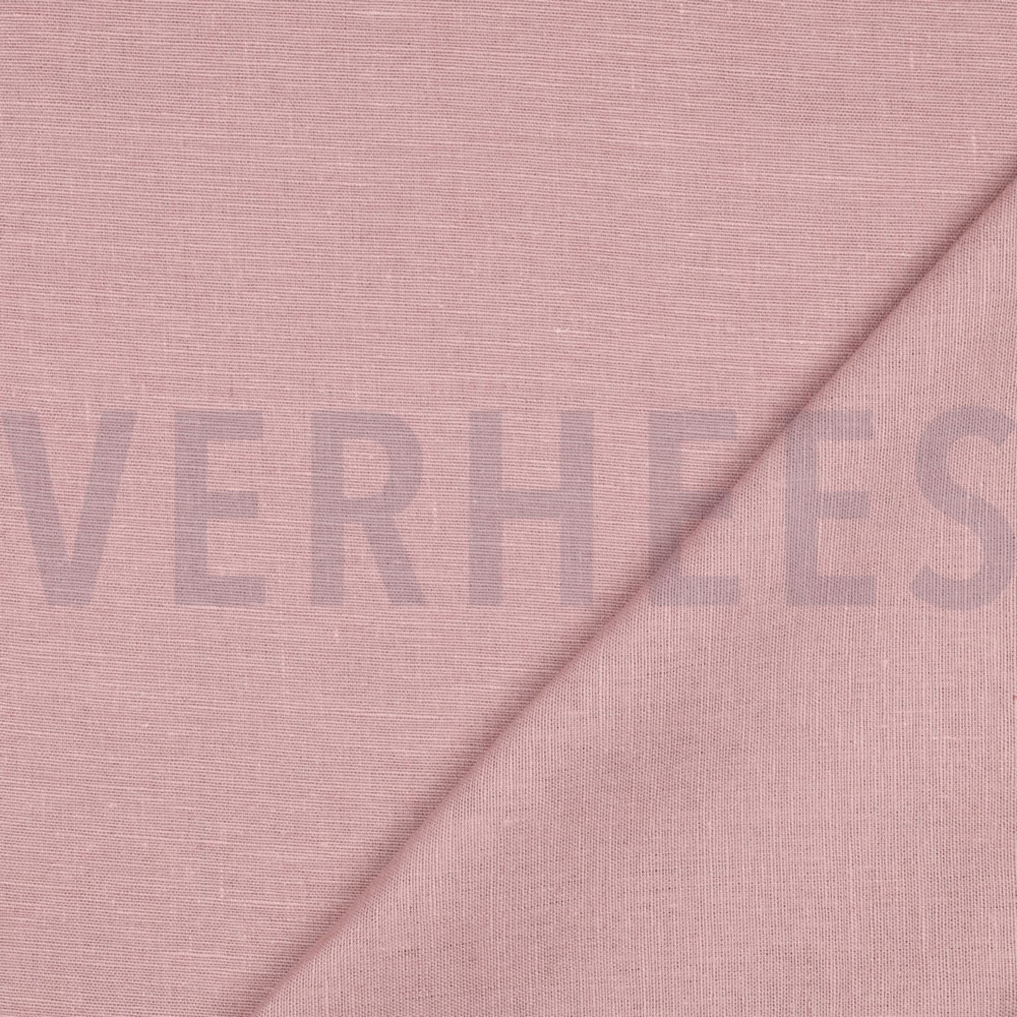 EUROPEAN FLAX LINEN 280 GM2 VINTAGE ROSE (high resolution) #4