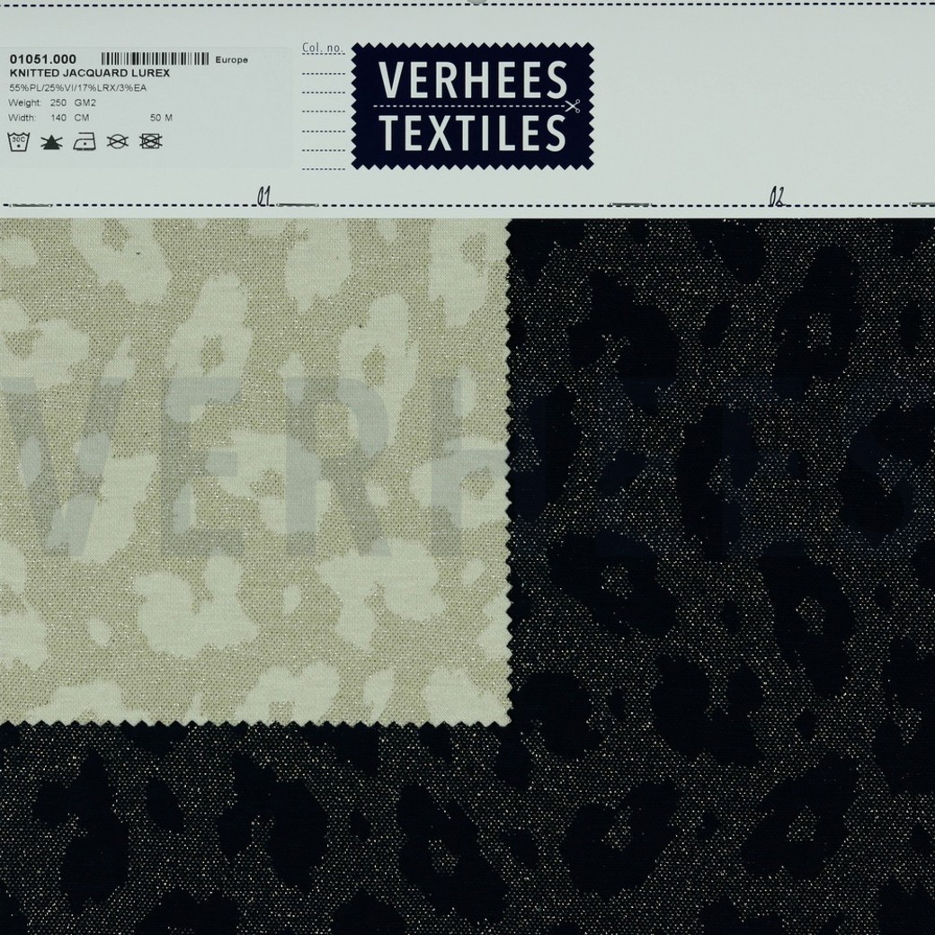 KNITTED JACQUARD LUREX ECRU #4