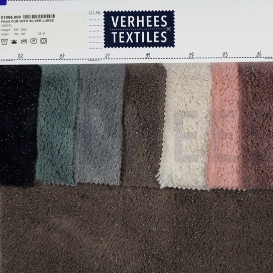 IMITATIEBONT MET ZILVER LUREX ROSE #7