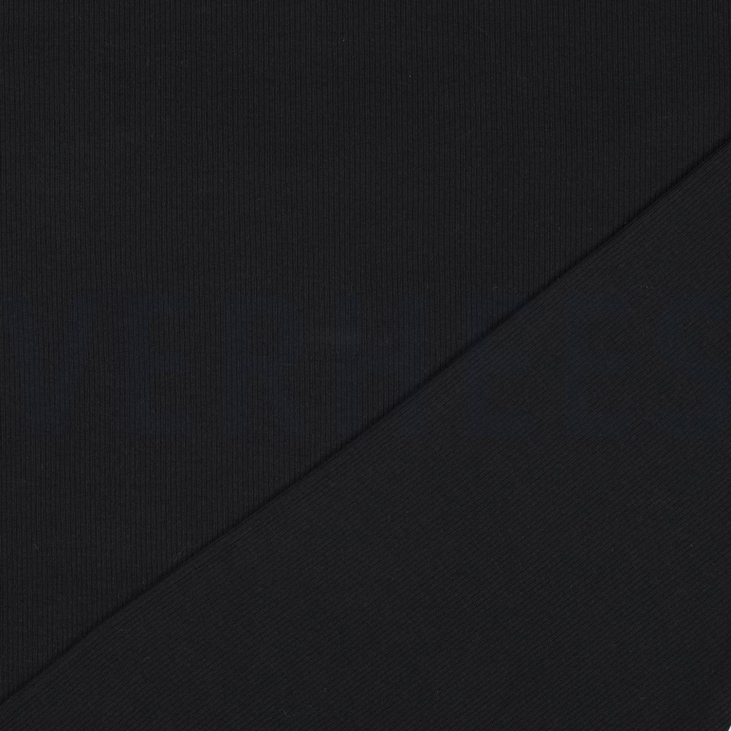 RIB JERSEY BLACK #4