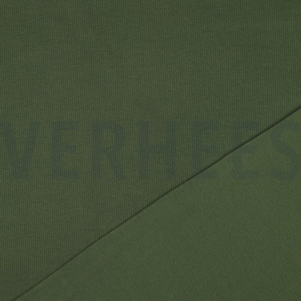 RIB JERSEY DARK GREEN #4