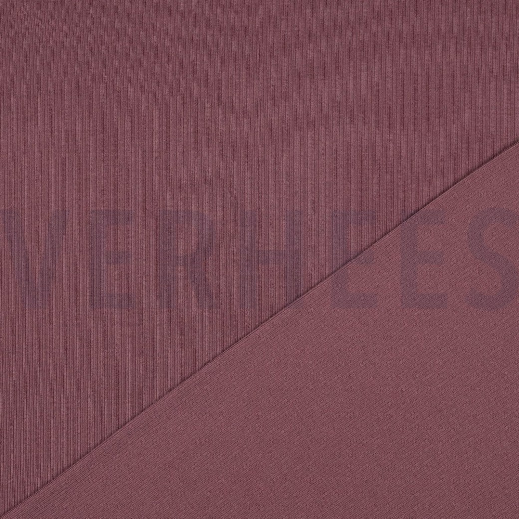 RIB JERSEY AUBERGINE #4