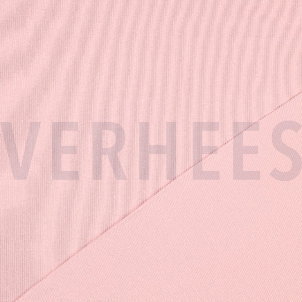 RIB JERSEY LIGHT ROSE #4