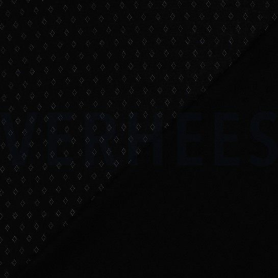 FEINSTRICKJERSEY AJOUR SCHWARZ #7