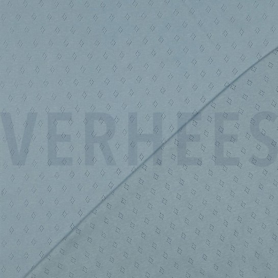 JERSEY TRICOTÉ AJOURÉ BLEU CLAIR #7