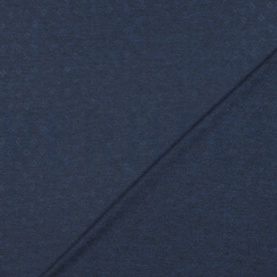 JERSEY TRICOTÉ AJOURÉ BLEU MARINE CHINÉ #7