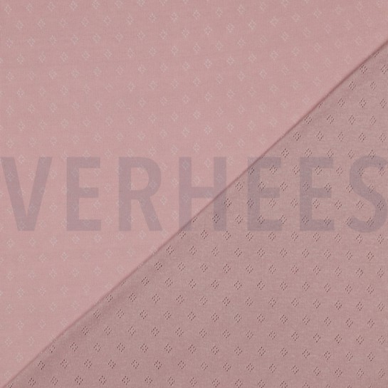 FEINSTRICKJERSEY AJOUR ALTROSA #7