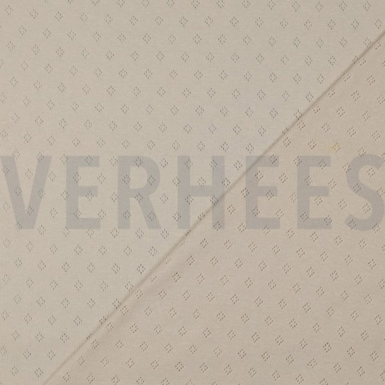 JERSEY TRICOTÉ AJOURÉ BEIGE #7