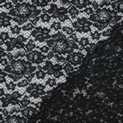 LACE BORDER 2 SIDES BLACK (thumbnail) #4