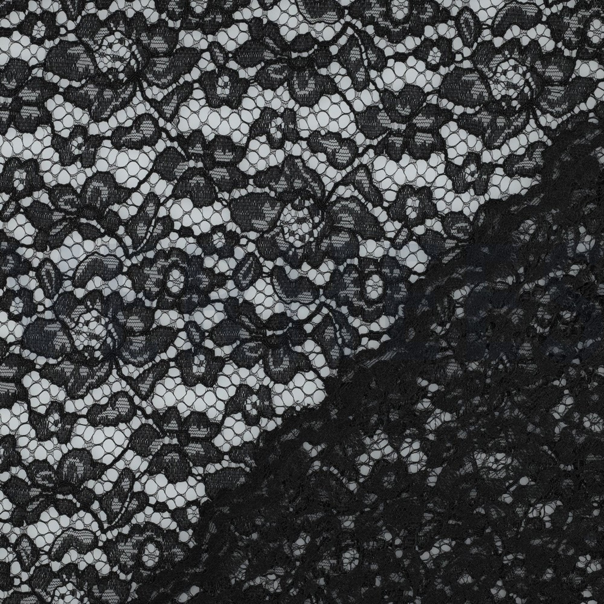 LACE BORDER 2 SIDES BLACK (high resolution) #4